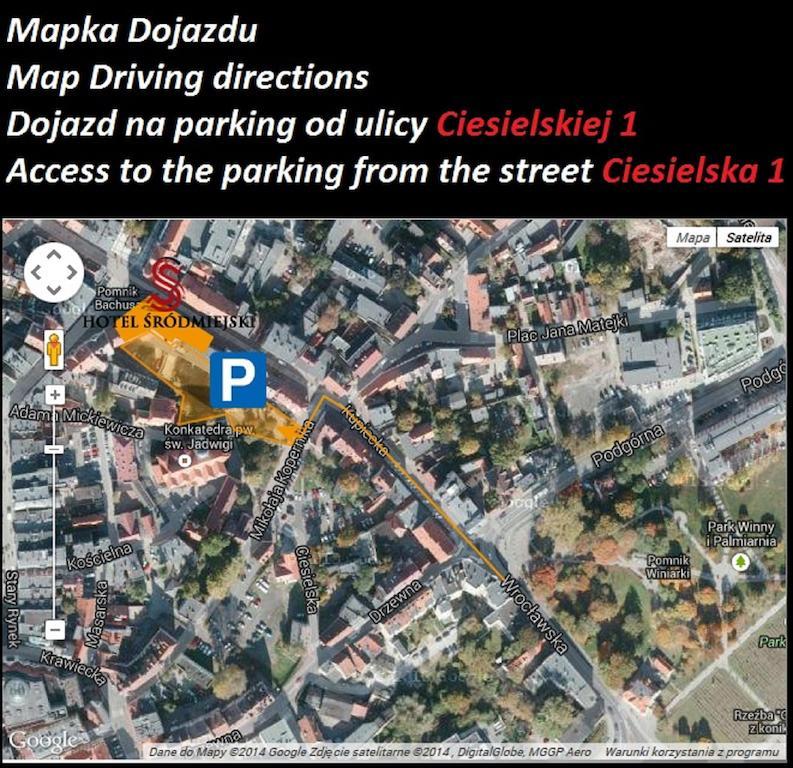 Hotel Srodmiejski Zielona Góra Dış mekan fotoğraf